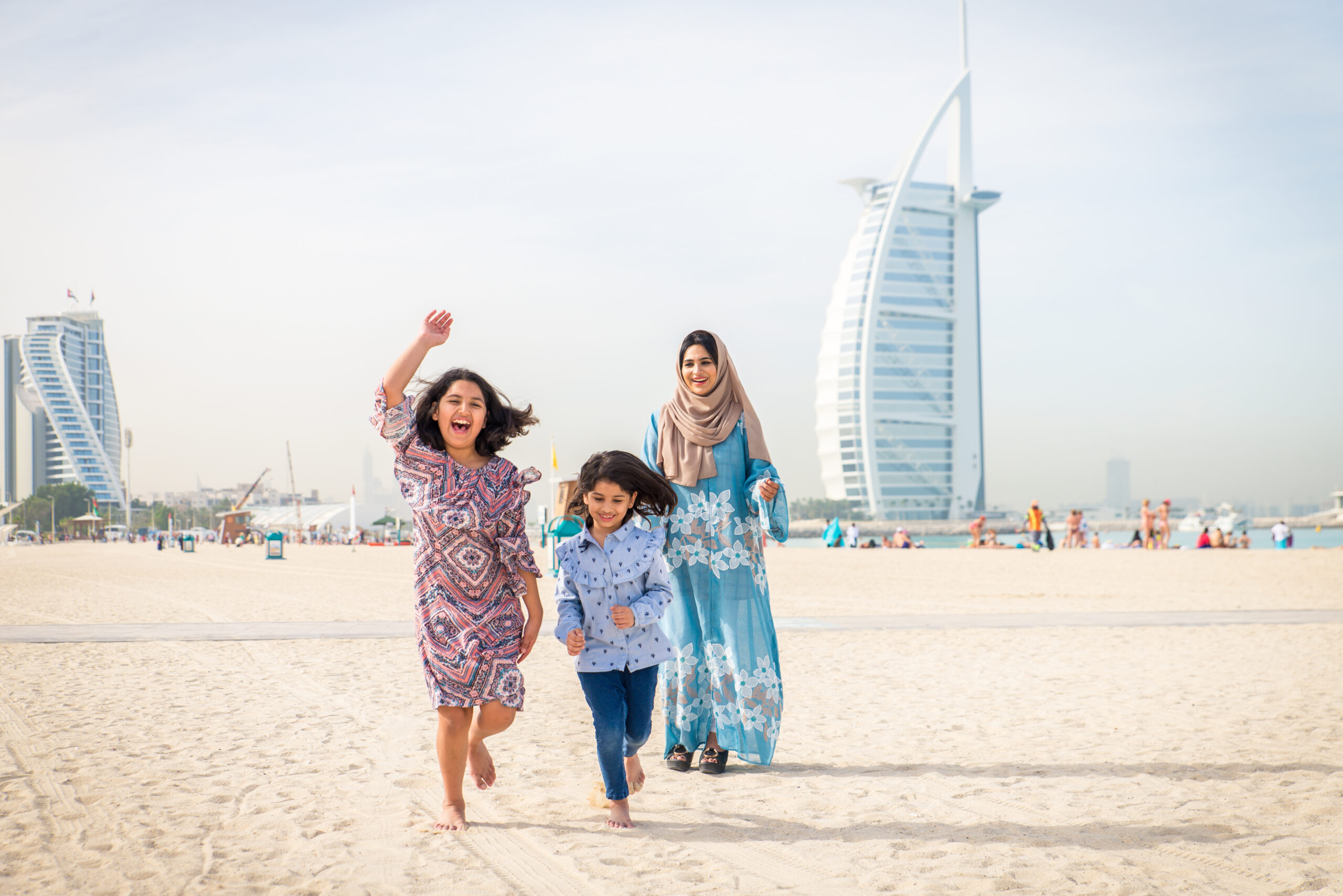 Happy family in Dubai